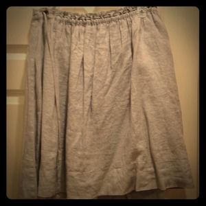 Anthropologie linen skirt.