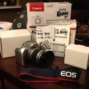 🎉REDUCED canon eos rebelti film camera notdigital