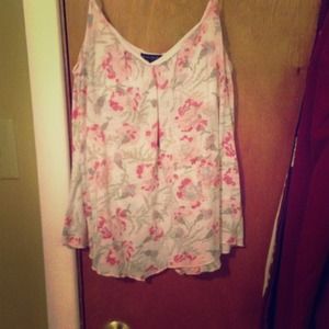Floral American Eagle tank