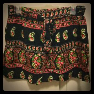 Paisley patterned skirt