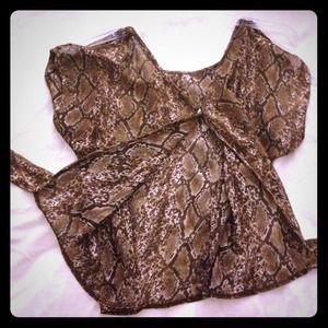 Cocktail shirt... back open