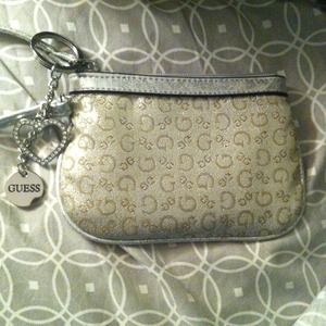 NWOT Guess brand wristlet.