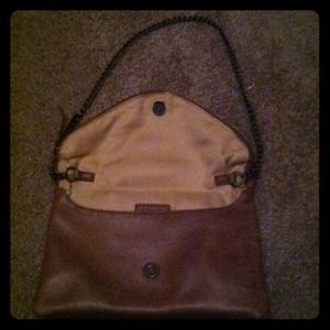 J Crew Leather Clutch Shoulder Purse
