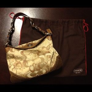 COACH Chelsea Optic Signature Handbag