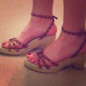 BCBGeneration Shoes - BCBG wedge sandals BCBGeneration Shoes - BCBG wedge sandals