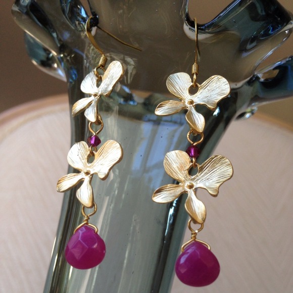 SOLDAmethyst/Gold "Blossoms" Crystal,Semi Precious