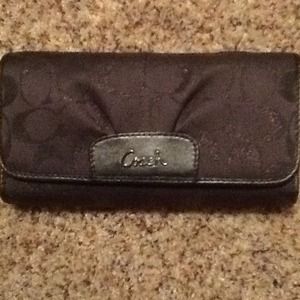 Authentic gray Coach wallet!