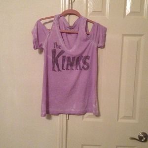 BUNDLE:kinks shirt and horn earrings