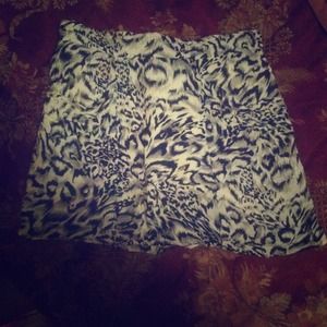 Printed Forever21 skirt!