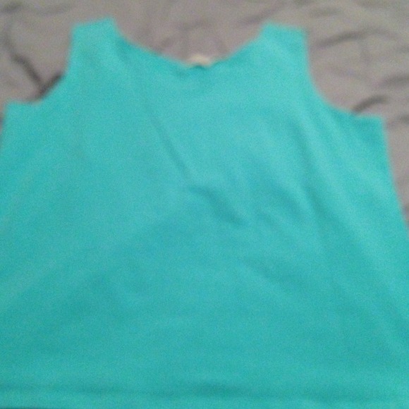 Teal tank top
