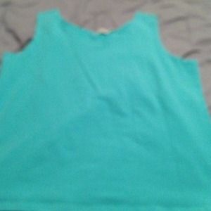 Teal tank top