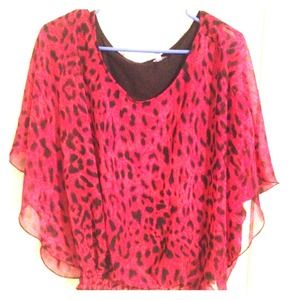 Charlotte Russe Cheetah Top