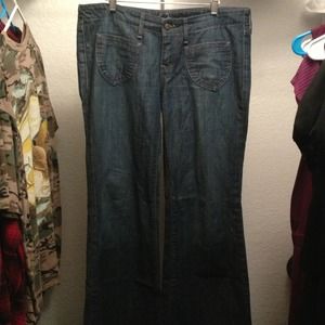 the diva old navy wide leg flare denim