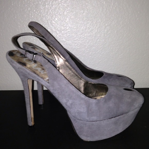 Grey Heels-H&M purse-bebe clutch-Studded purse