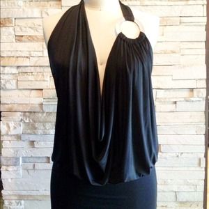 Draped Halter Top/Tunic