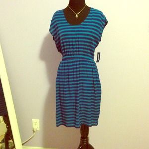 A blue striped spring dress from Old Navy
