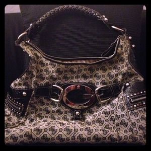 Guess Shoulder Bag. Black/Grey