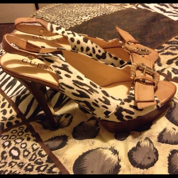 Leopard Guess Heels