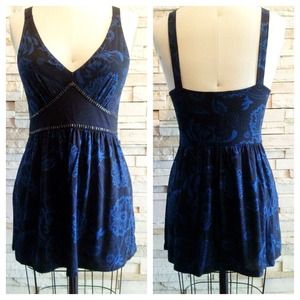 Express Floral Printed Top With Beading