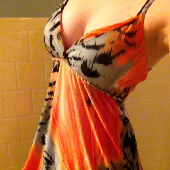Bright summer dress