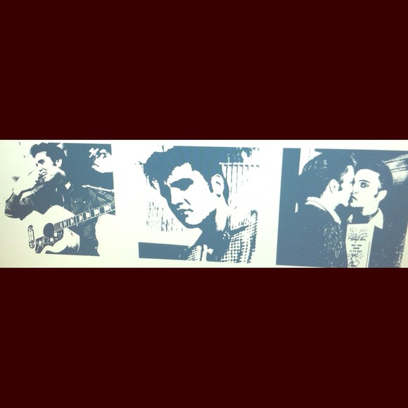 Elvis pop art poster