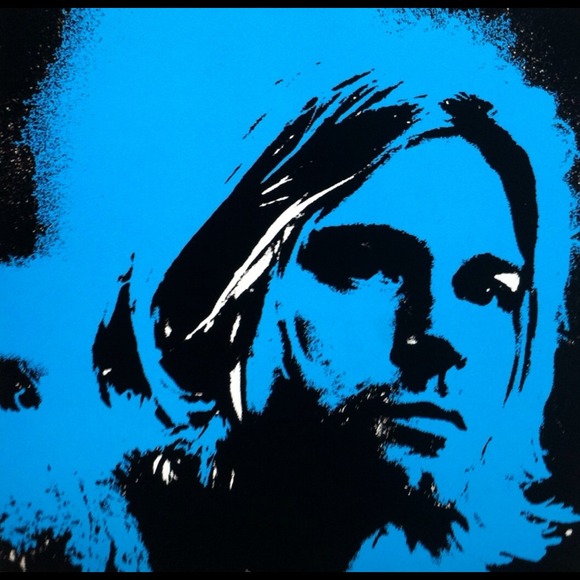 Kurt kobain pop art poster for sale