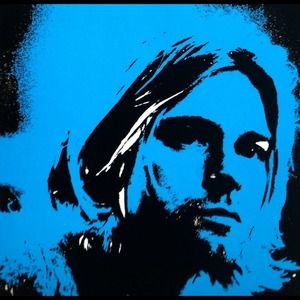 Kurt kobain pop art poster for sale