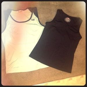 **Two for one** Nike and Danskin sleeveless tops