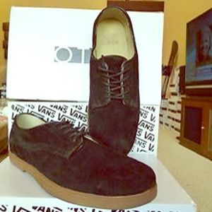 Vans OTW Black Suede Oxfords