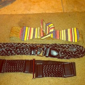 Fashion belts ! Bundled @. $18