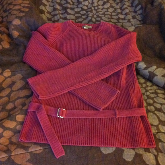 J. Crew Belted Sweater