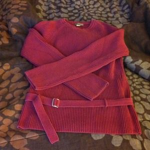 J. Crew Belted Sweater