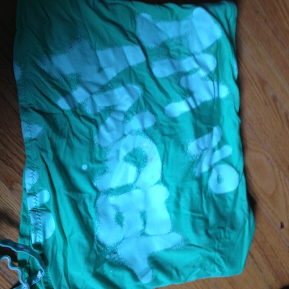 Juicy Couture like green tankini bathing suit - Picture 2 of 4