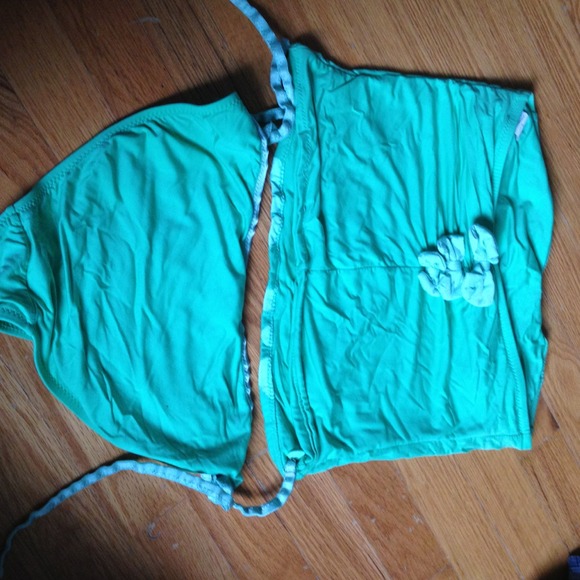 Juicy Couture like green tankini bathing suit - Picture 3 of 4