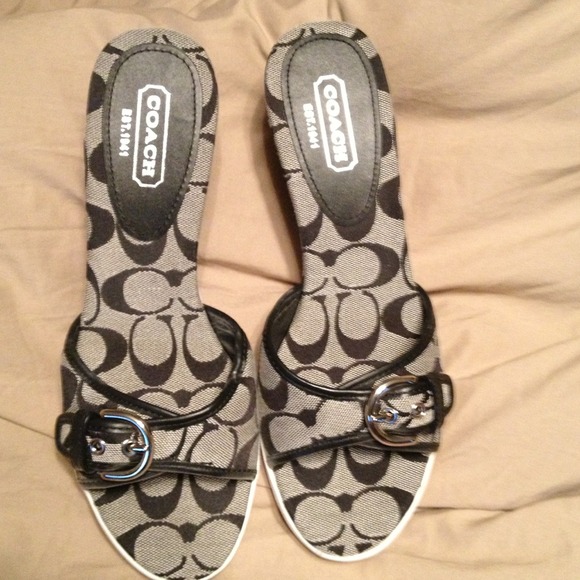 ***ON HOLD*** Authentic Coach Wedge Sandal