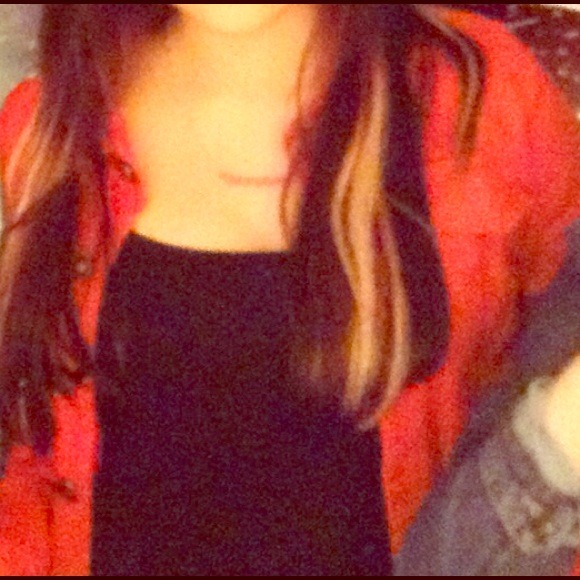 Gorgeous red demin jacket