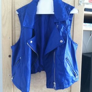 Super Cute Cobalt Blue Vest