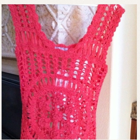 NO LONGER AVAIL. Beautiful coral crochet knitted. - Picture 2 of 4
