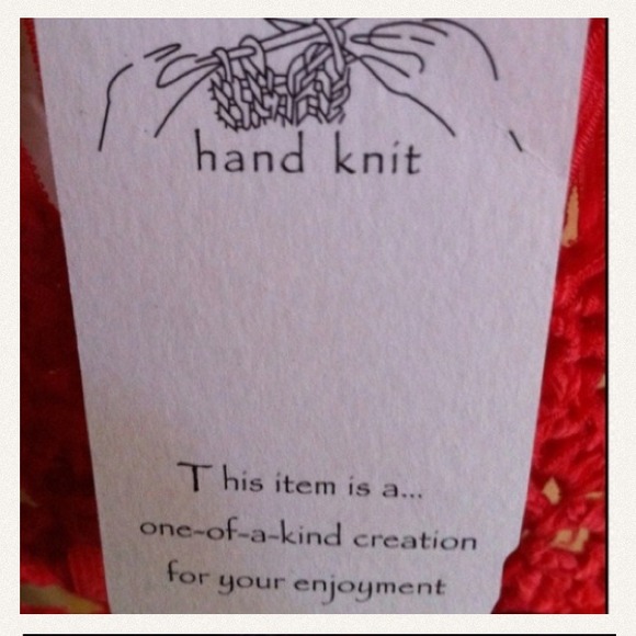 NO LONGER AVAIL. Beautiful coral crochet knitted. - Picture 3 of 4