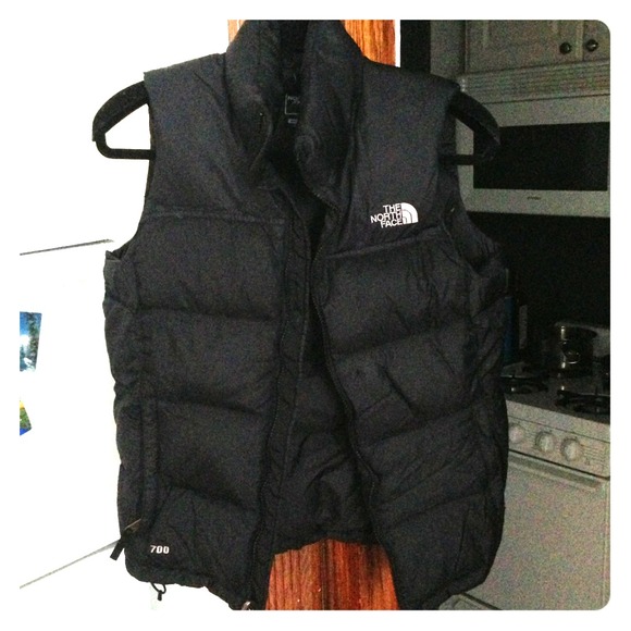 Black North Face Vest