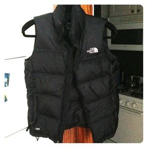 Black North Face Vest