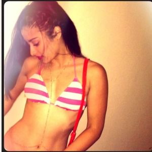 Gold body chain
