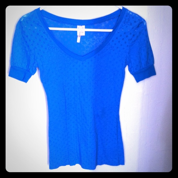 Teal baby doll top!
