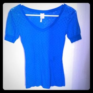 Teal baby doll top!
