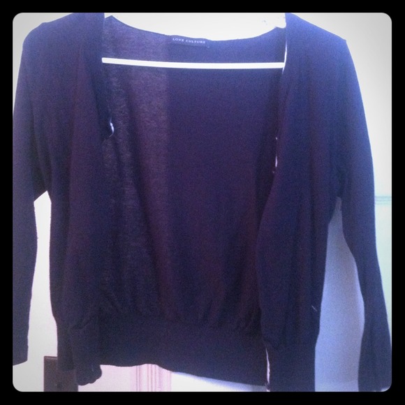Cardigan size M navy blue