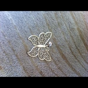 14k gold butterfly charm for necklace