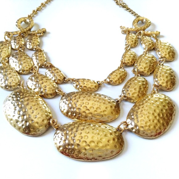 Classic Smoky Gold Plated Necklace