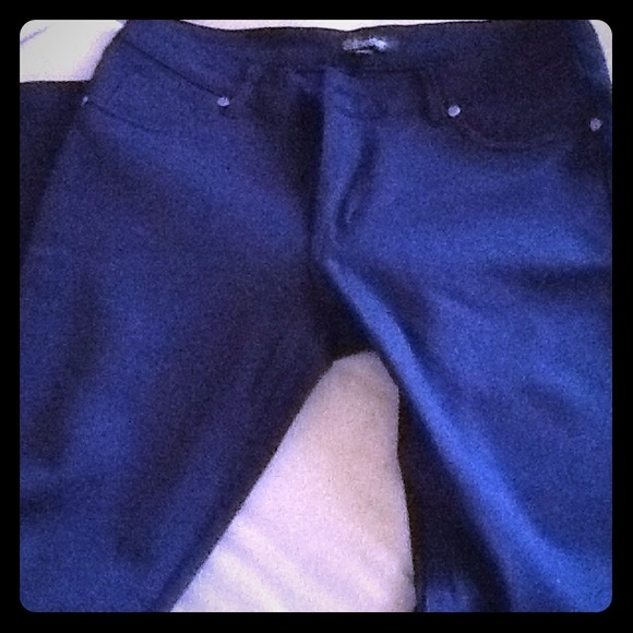 Blue jeggings