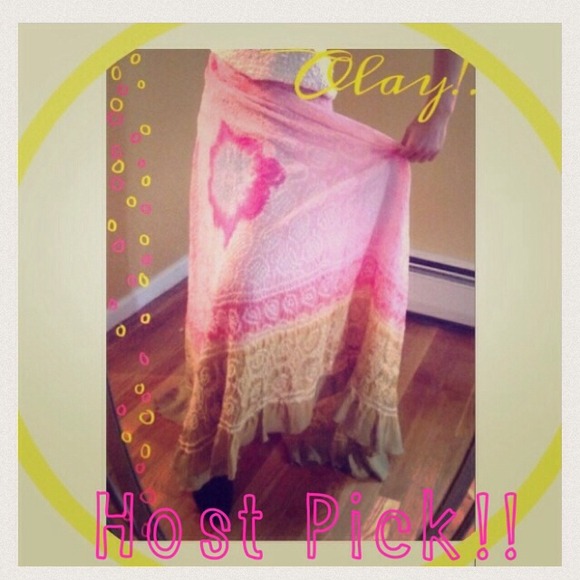 Beautiful 100% silk skirt