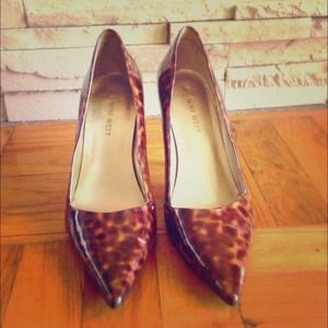 Tortoise Print Patent Heels